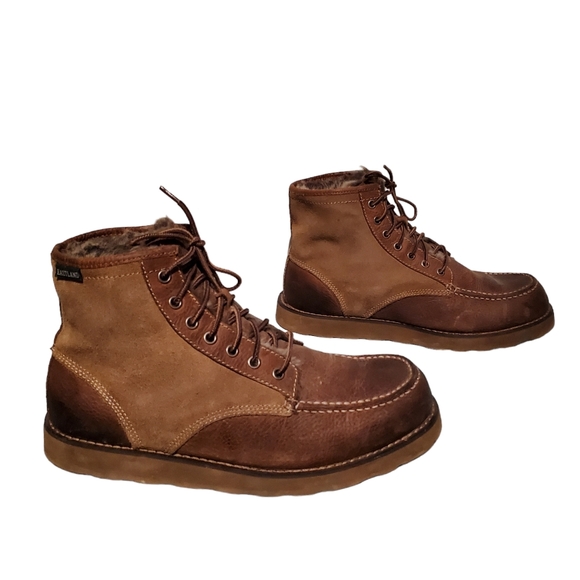 Eastland Shoe Lumber Up Insulated Moc-Toe Combat Boots Men's Size 11D - Picture 5 of 9